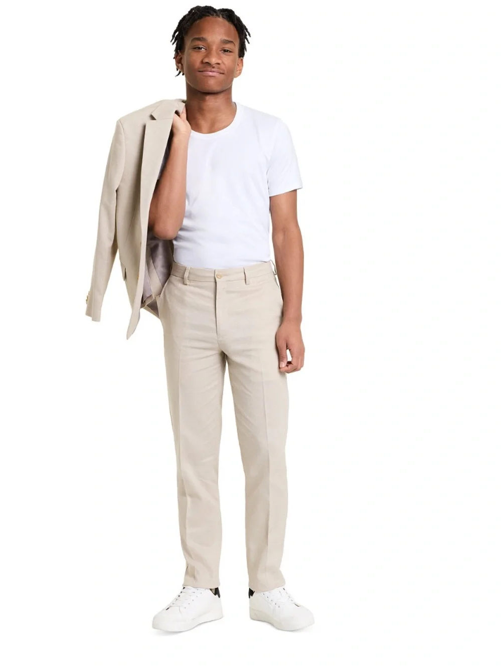 Michael Kors Men's Cream Two-Piece Suit